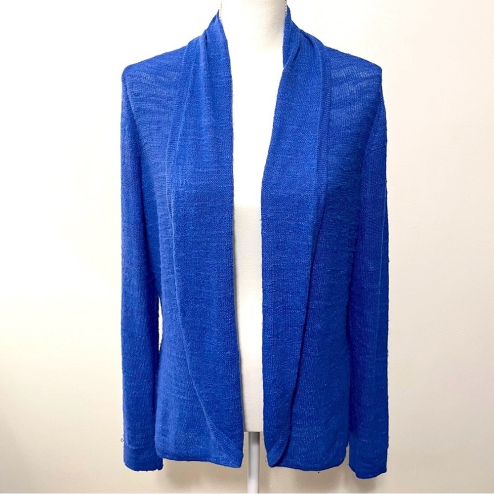 Lilly Pulitzer Amalie Open Front Cardigan Sweater in Bay Blue